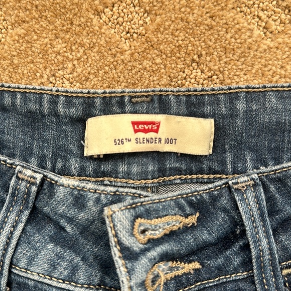 Levi’s 526 slender boot blue jeans size W27 L32 - Picture 2 of 8
